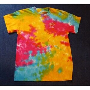 Pawz Tie Dye Short sleeve Tshirt 100% Cotton Medium